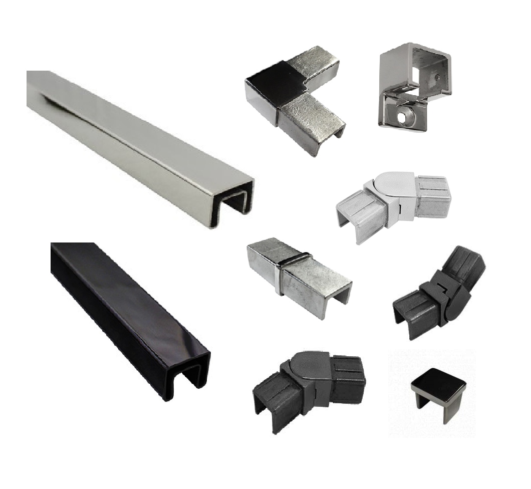 21 x 25mm Slotted Handrails & Components
